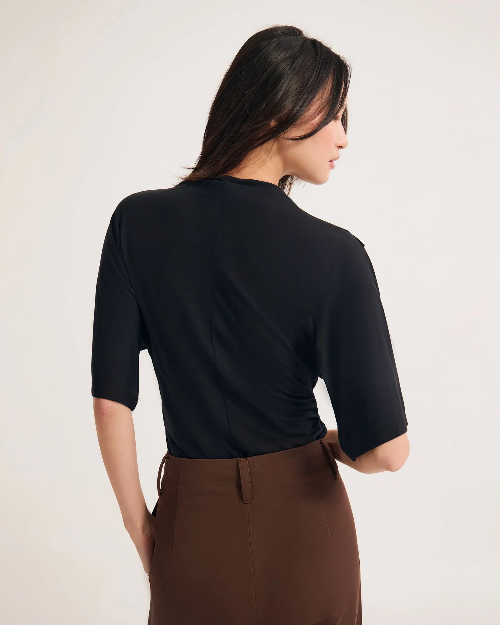 Rosie Stretch Jersey Top - Image 11