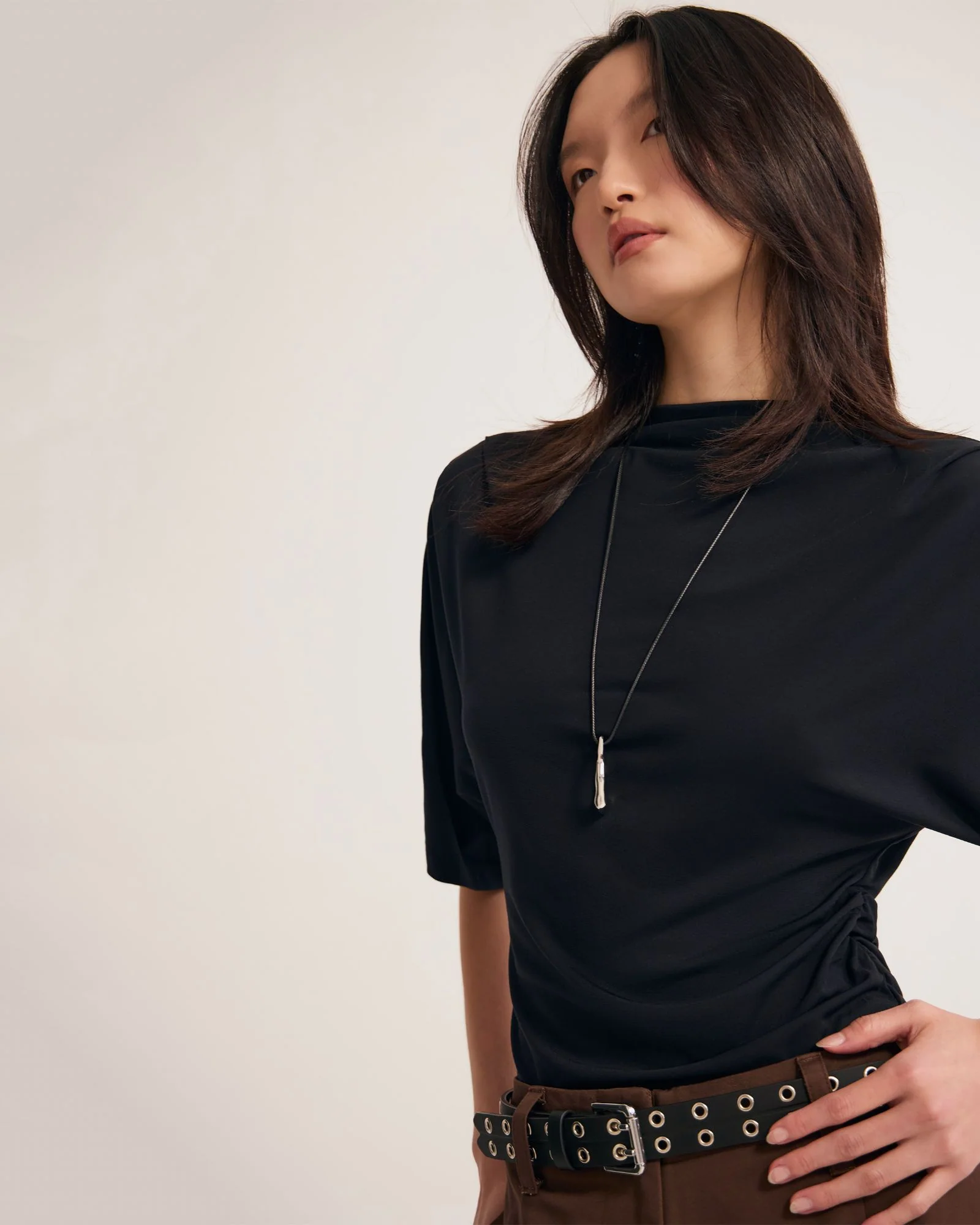 Rosie Stretch Jersey Top - Image 12
