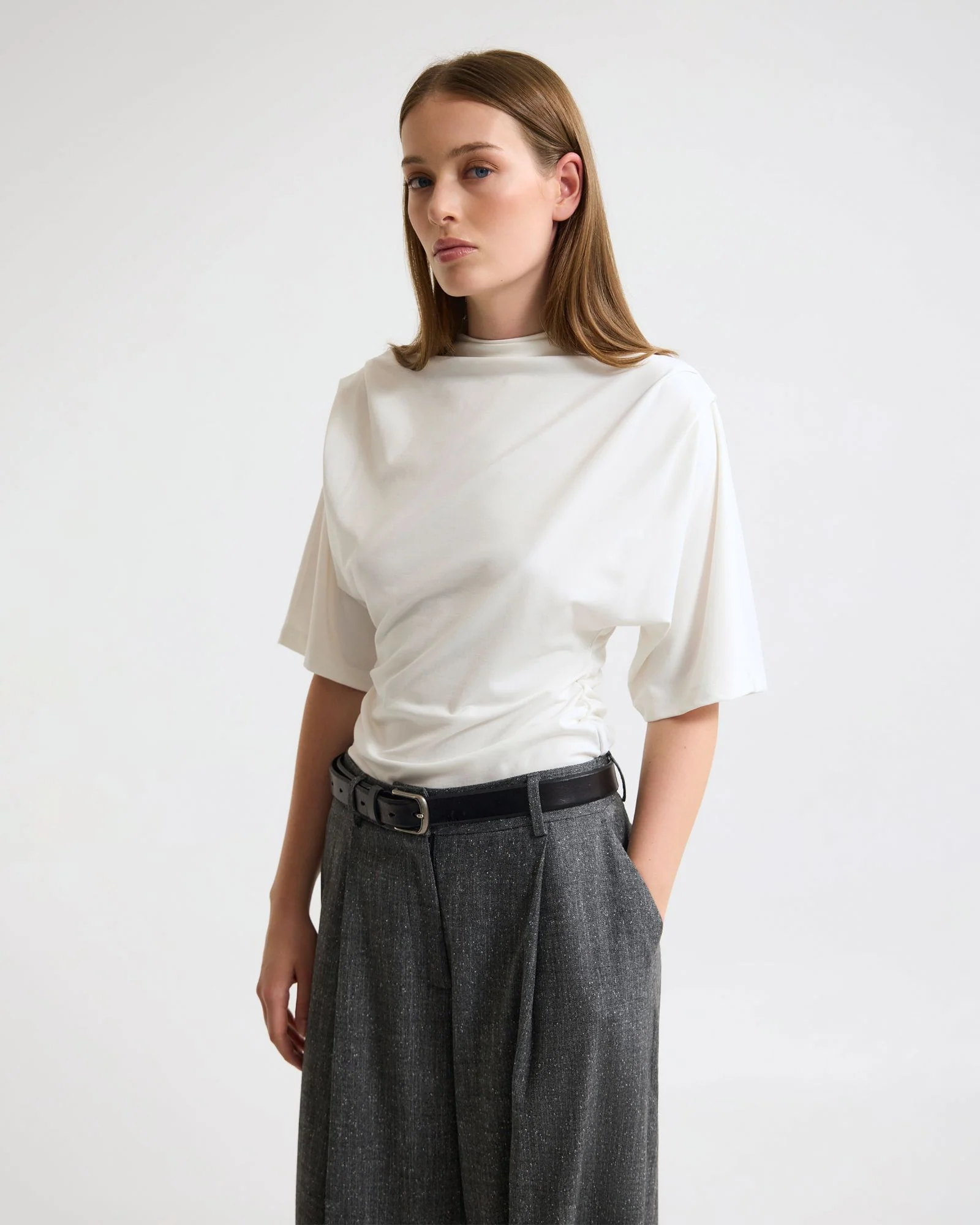 Rosie Stretch Jersey Top - Image 18