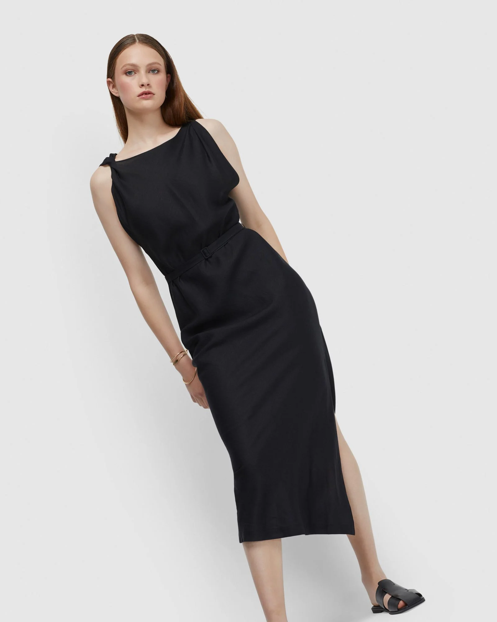 Sally Linen Blend Dress - Image 4