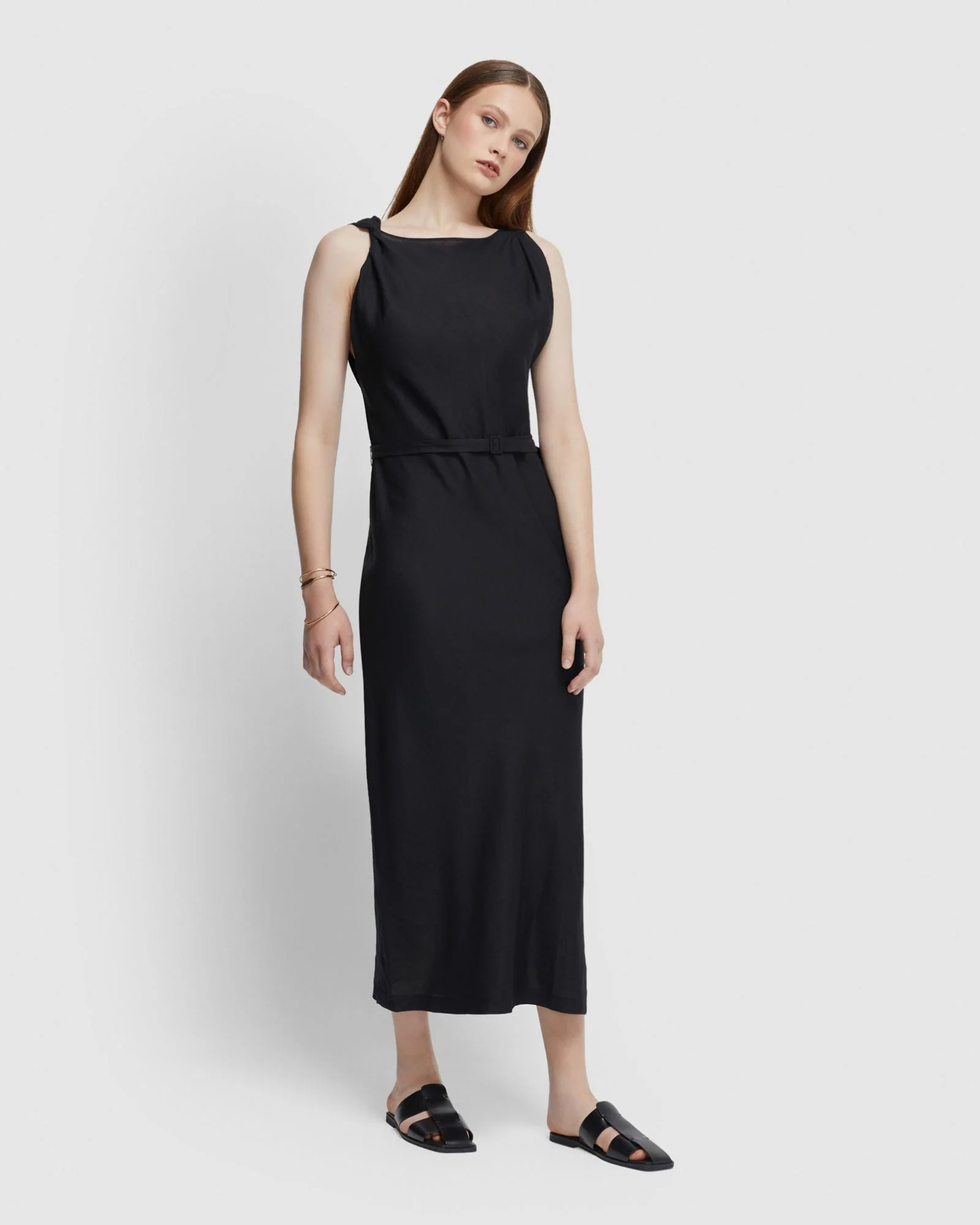 Sally Linen Blend Dress - Image 7
