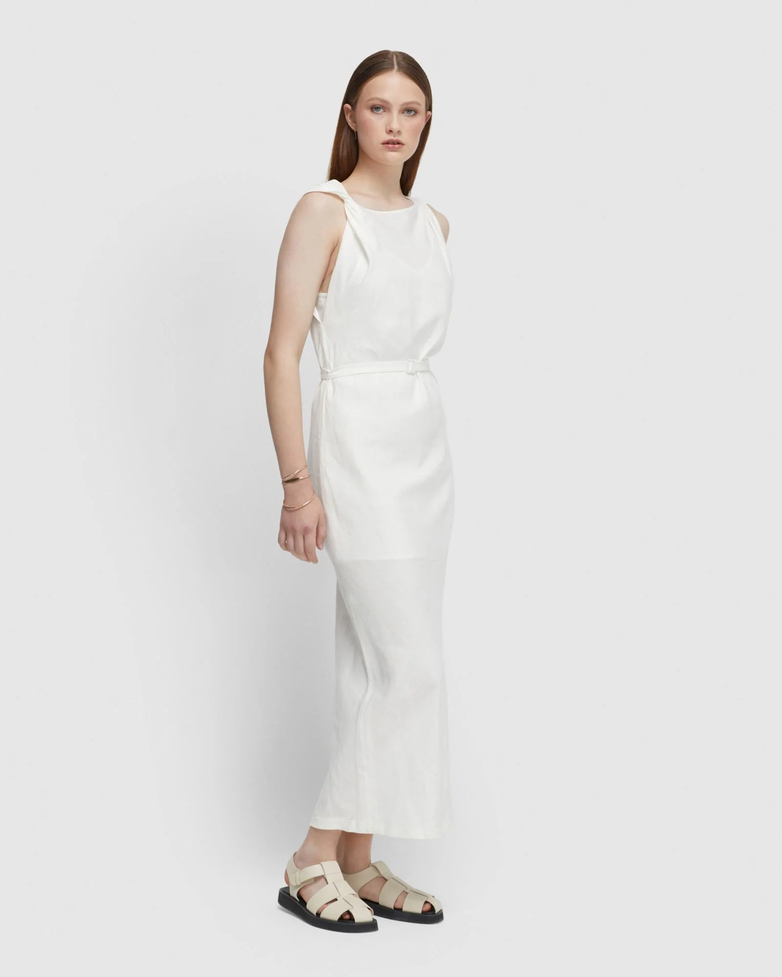Sally Linen Blend Dress - Image 9