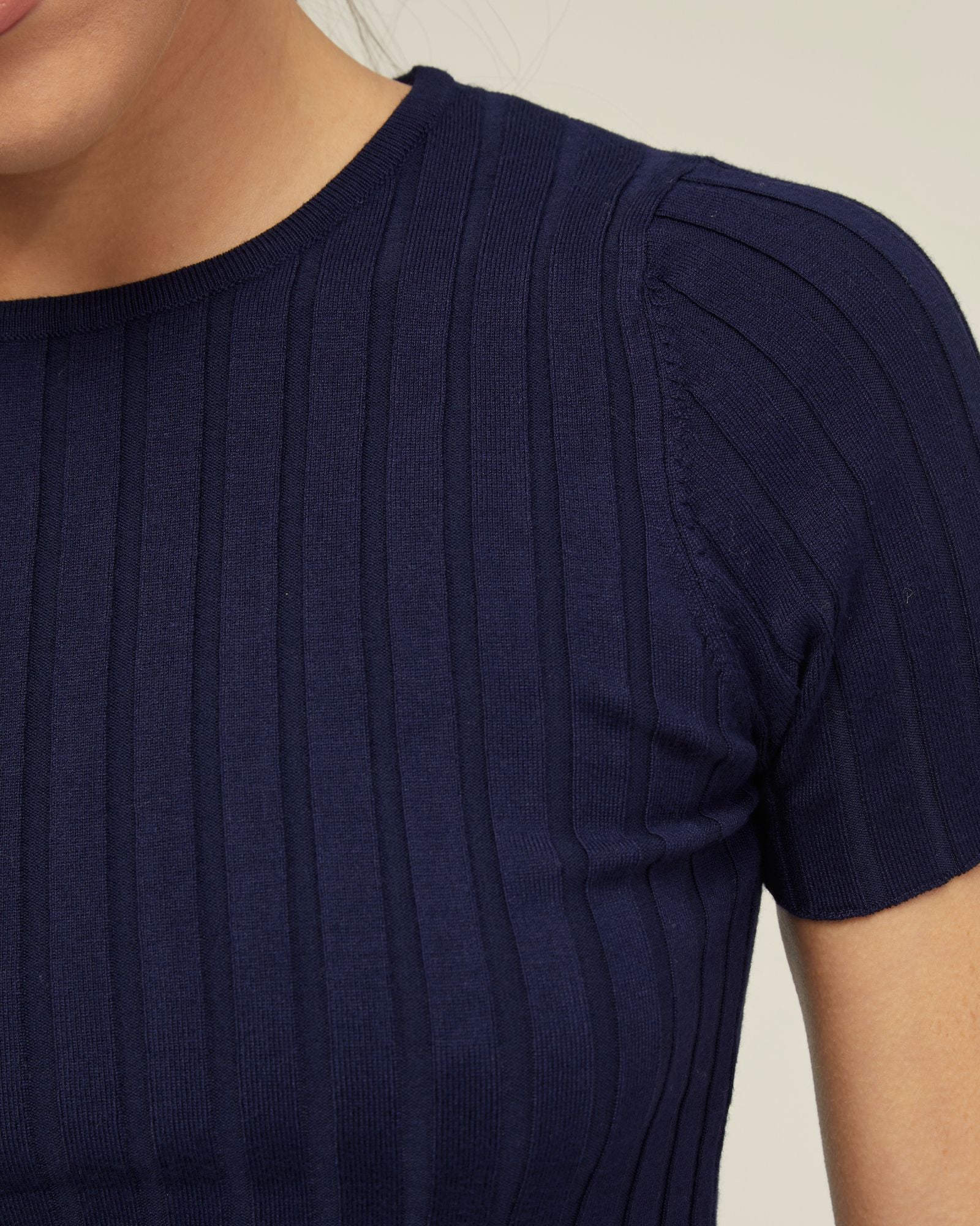 Sasha Crew Neck Rib Knit - Image 6