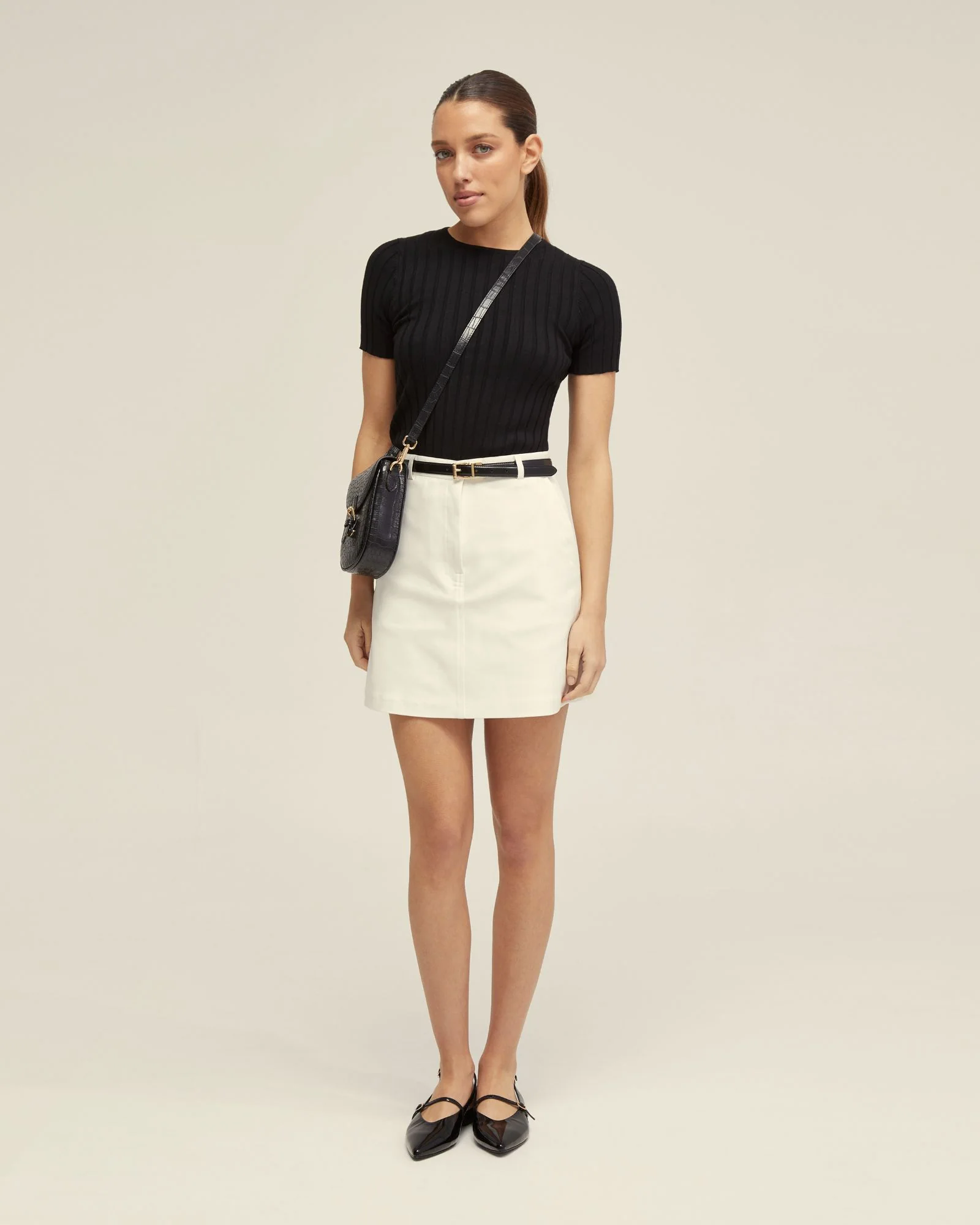 Sasha Crew Neck Rib Knit - Image 7