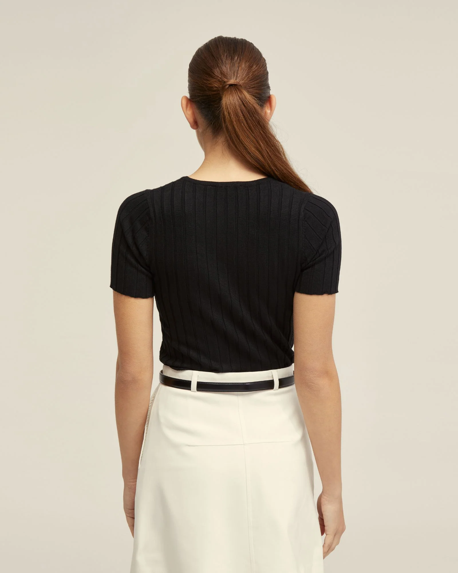 Sasha Crew Neck Rib Knit - Image 9