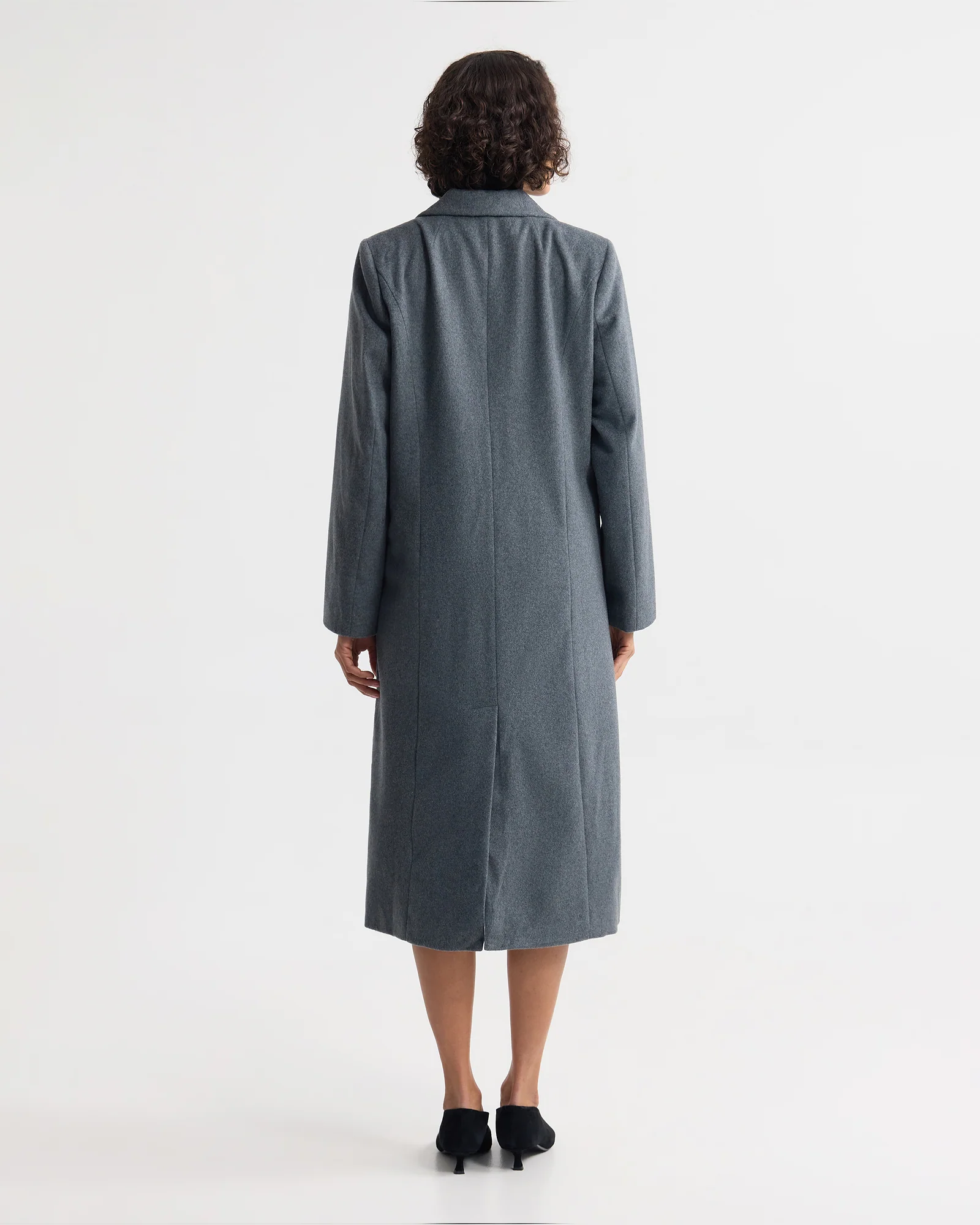 Saskia Double Breasted Wool Rich Coat - Image 9