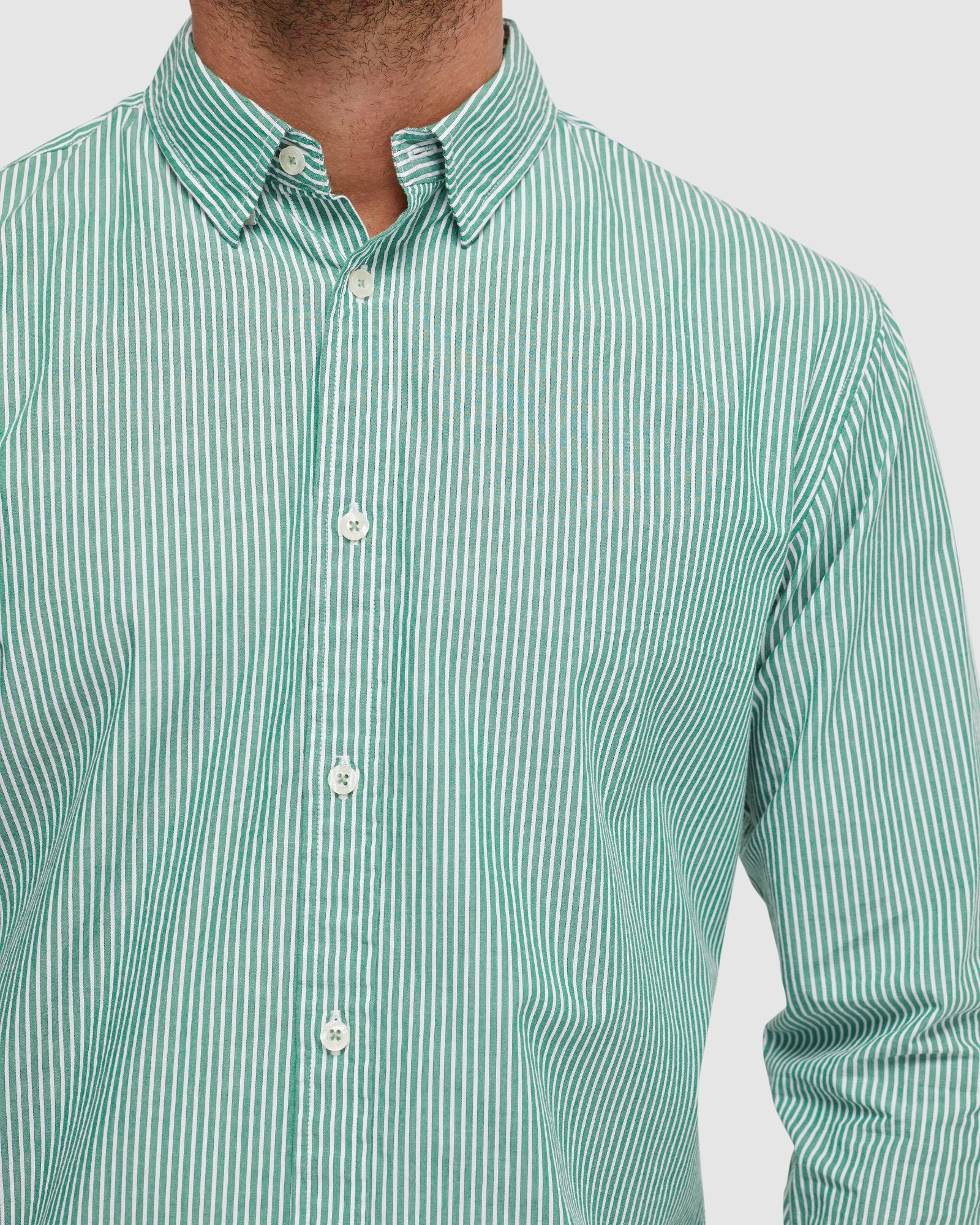 Shoreditch Bttn Down Stripe Shirt - Image 13
