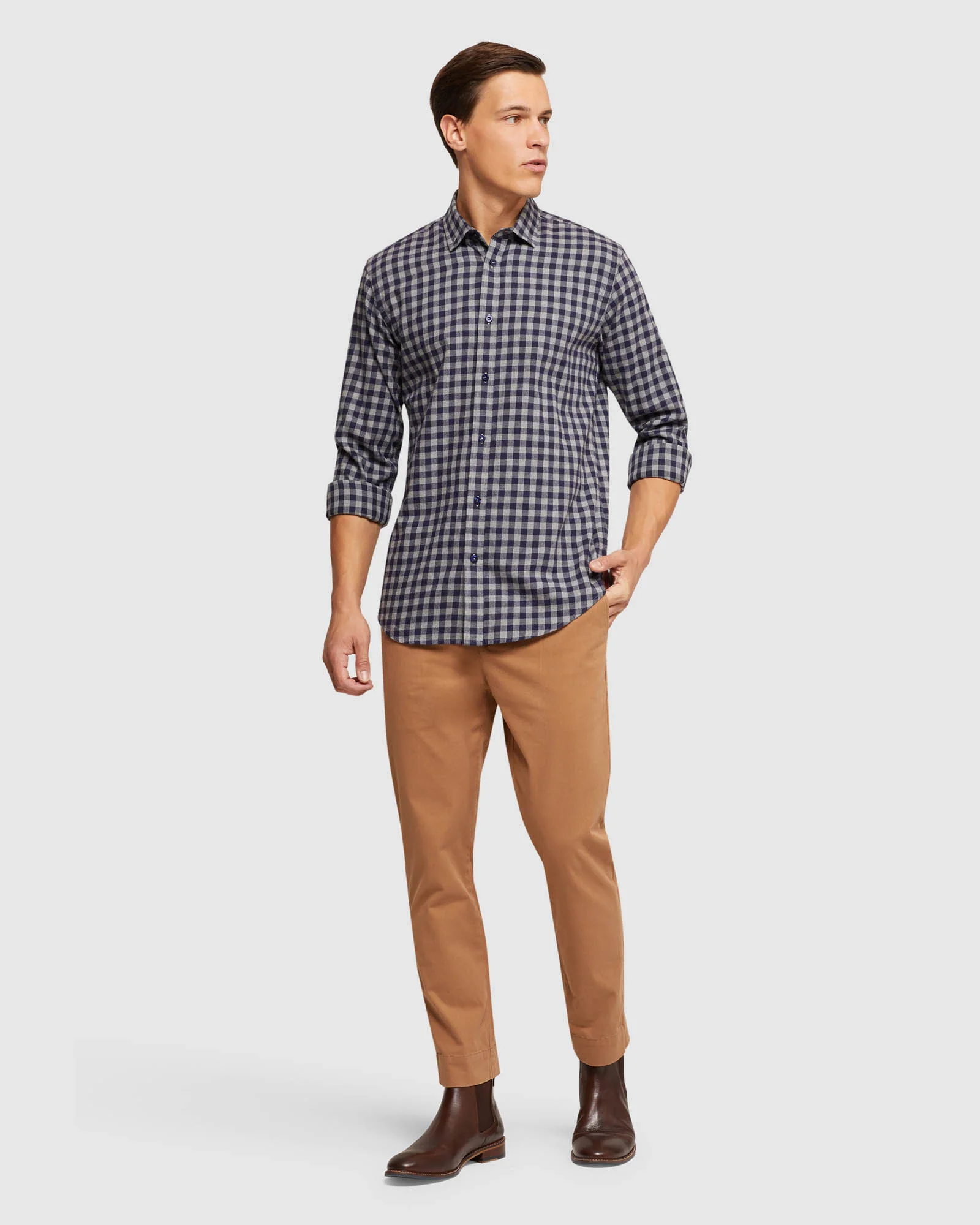 Stratton Flannel Check Shirt