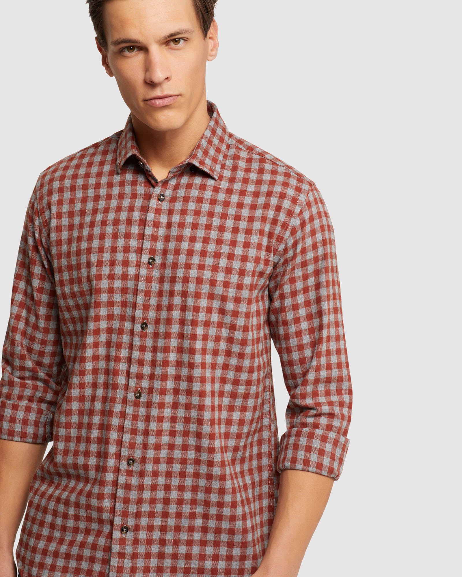 Stratton Flannel Check Shirt - Image 10