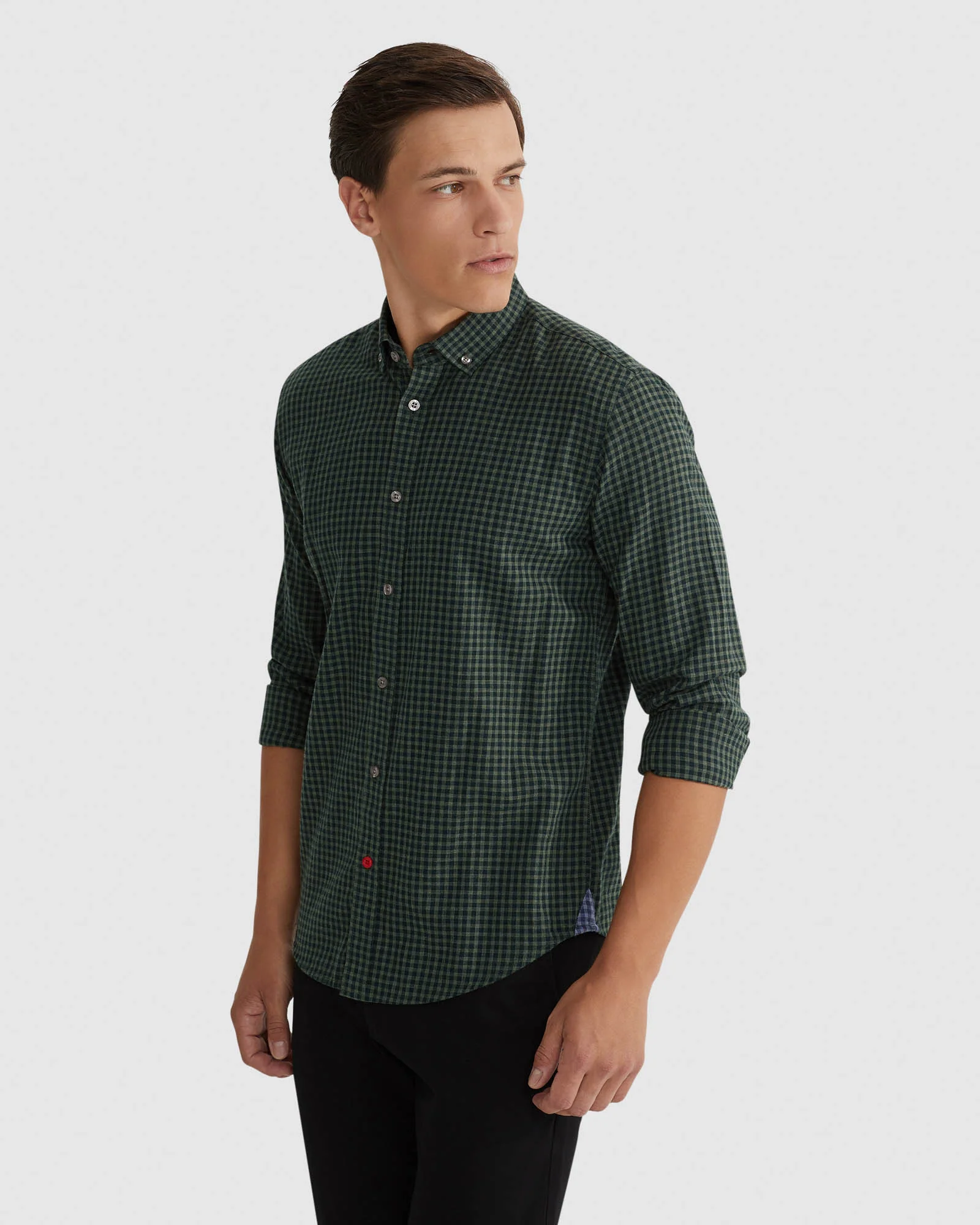 Stratton Small Check Shirt - Image 8