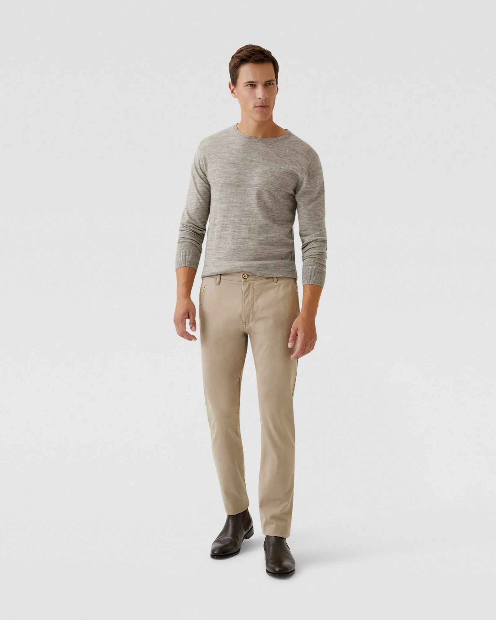 Stretch Skinny Fit Organic Cotton Chinos - Image 35