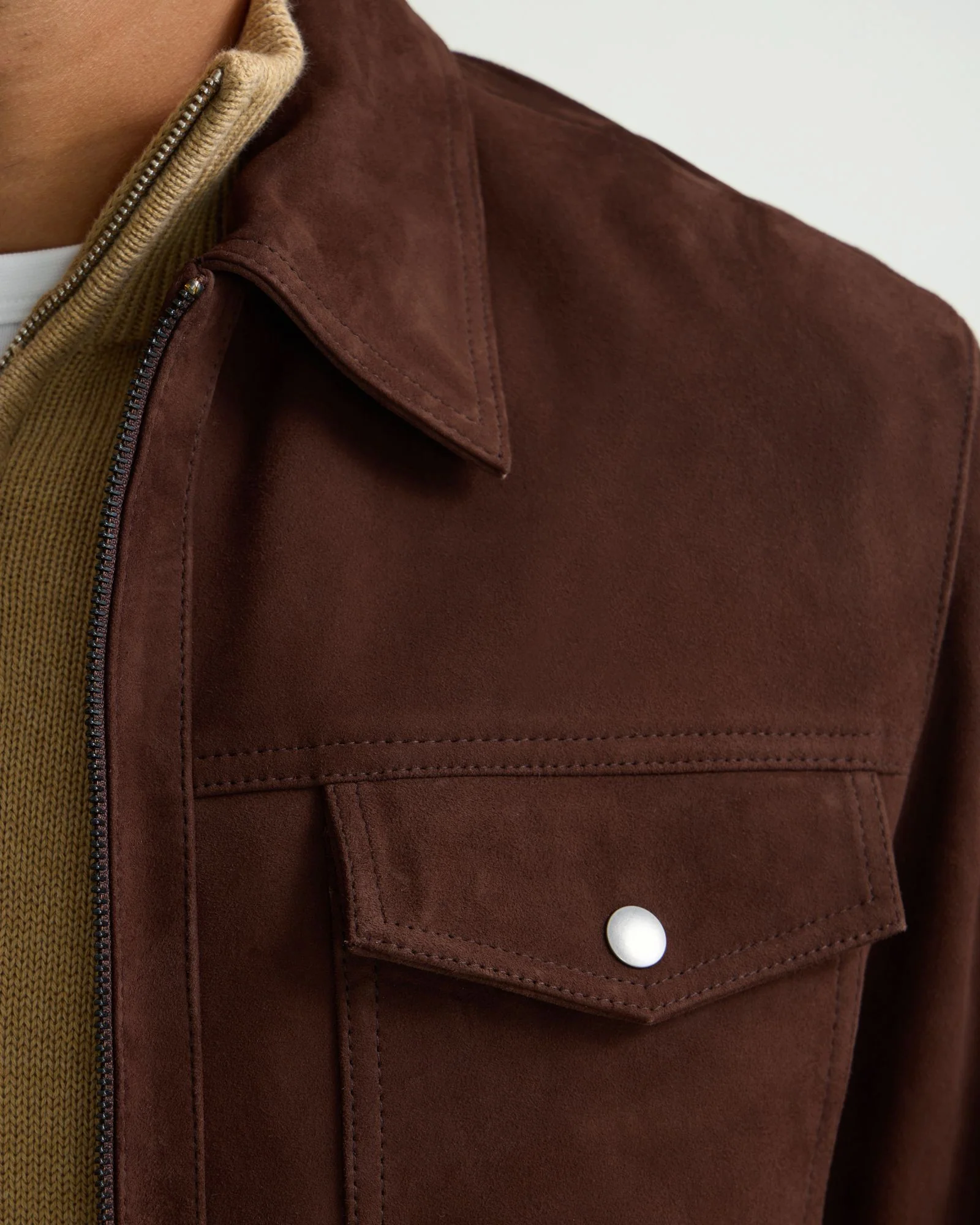 Suede Trucker Jacket - Image 13