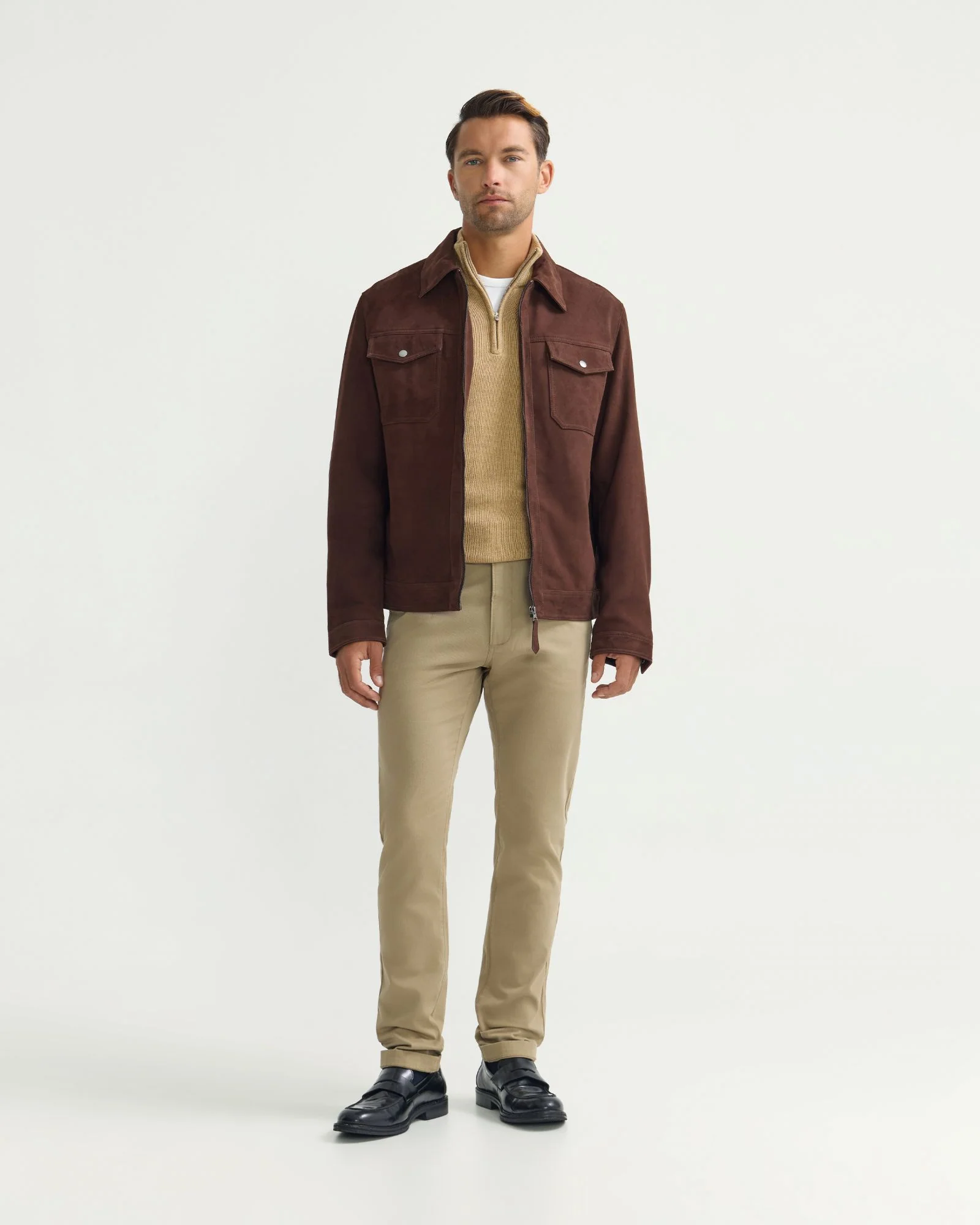Suede Trucker Jacket - Image 8