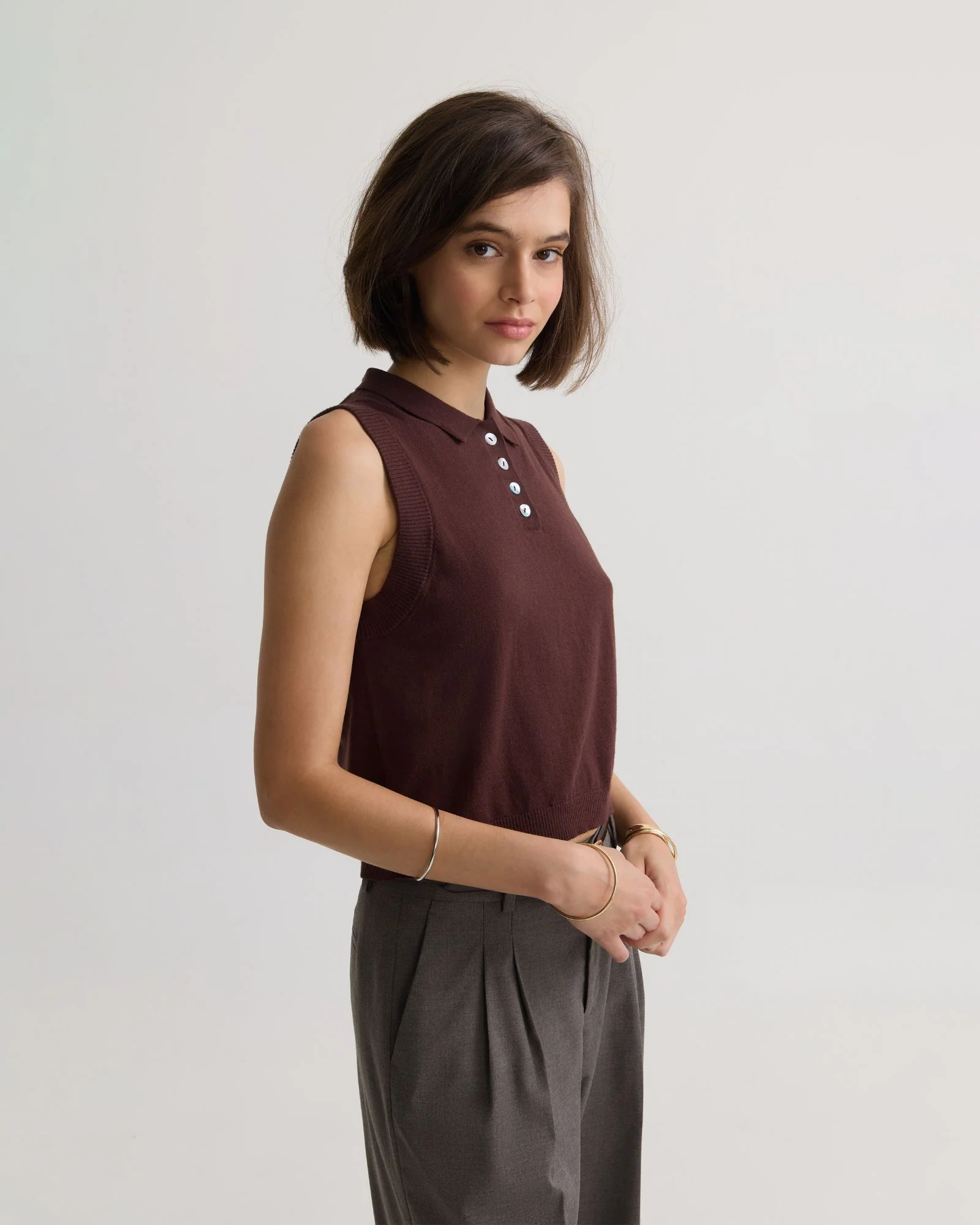 Suki Cashmere Blend Polo - Image 2