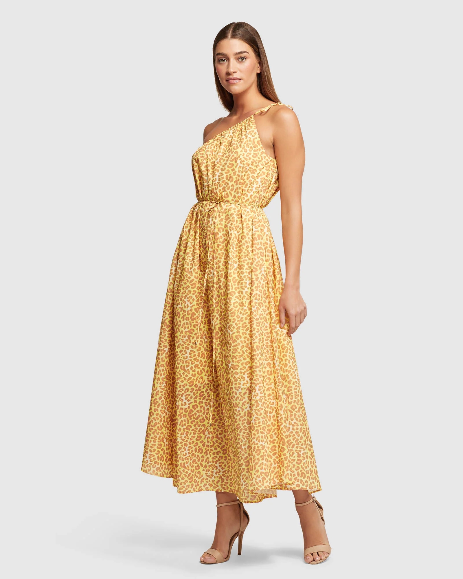 Tara Cotton Animal Print Dress - Image 2
