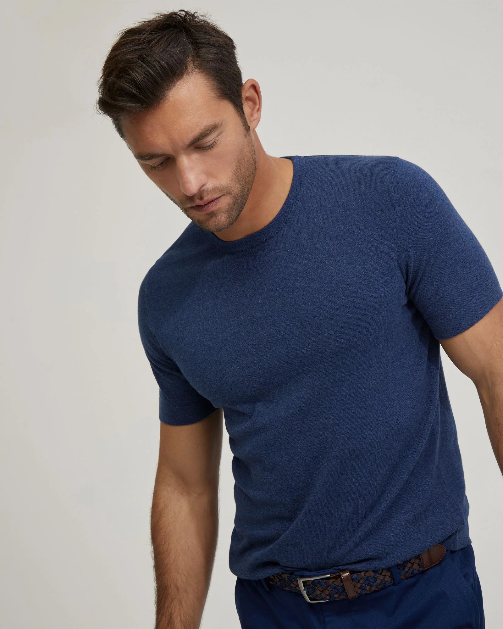 Theodore Crew Neck Knitted T-Shirt - Image 4