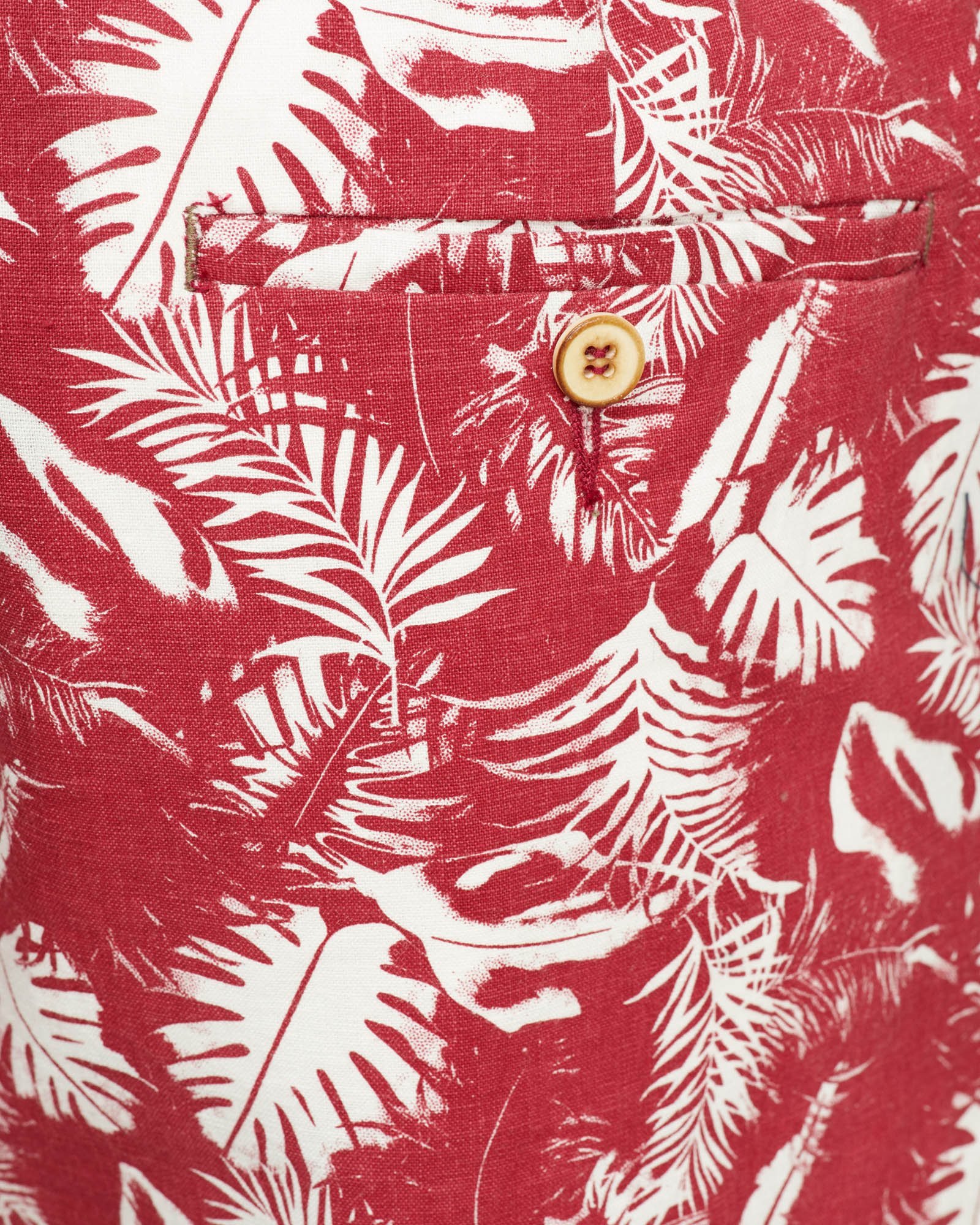 Toby Palm Tree Linen Cotton Shorts - Image 13