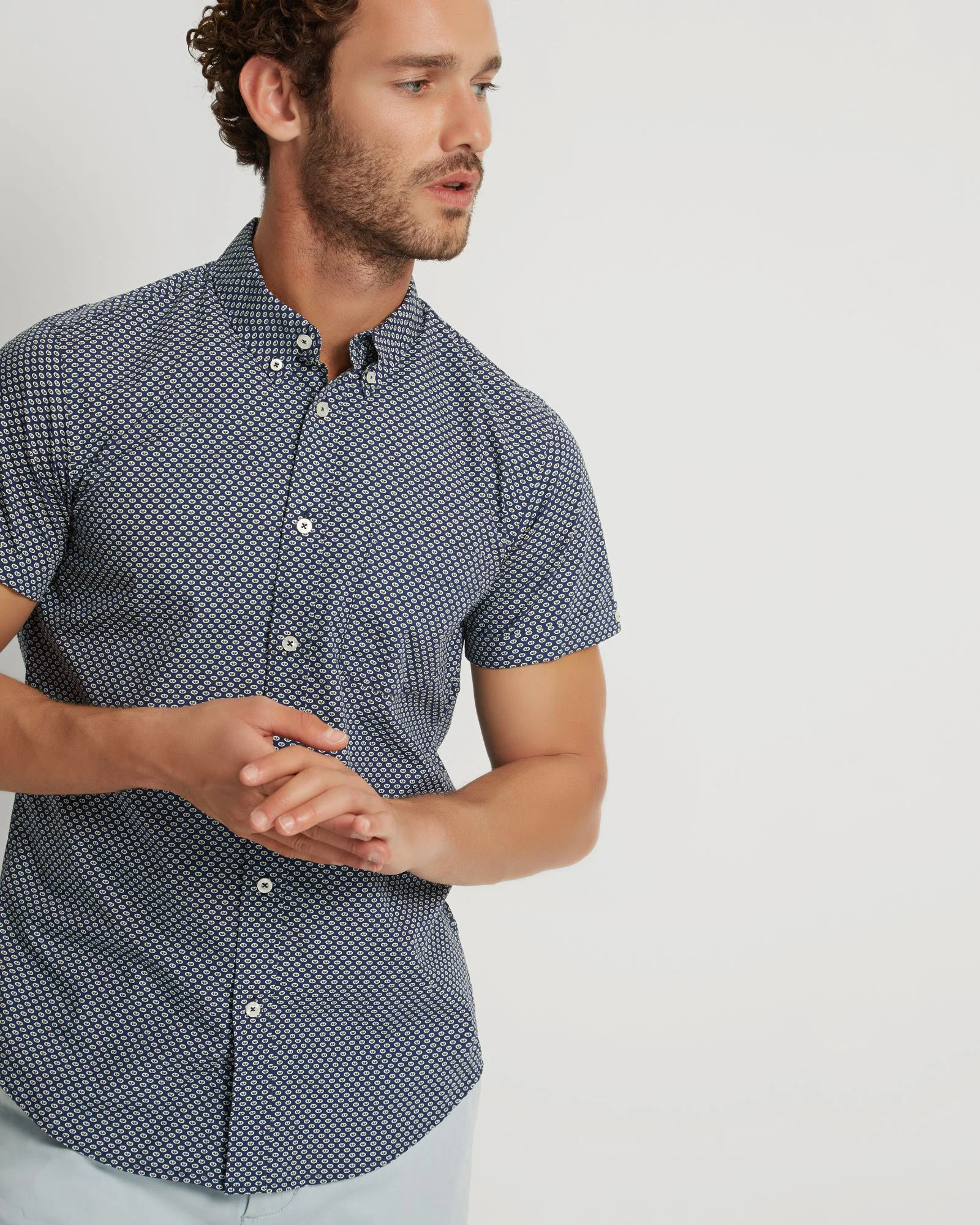 Tottenham Cotton Printed Short Sleeve Shirt - Image 4