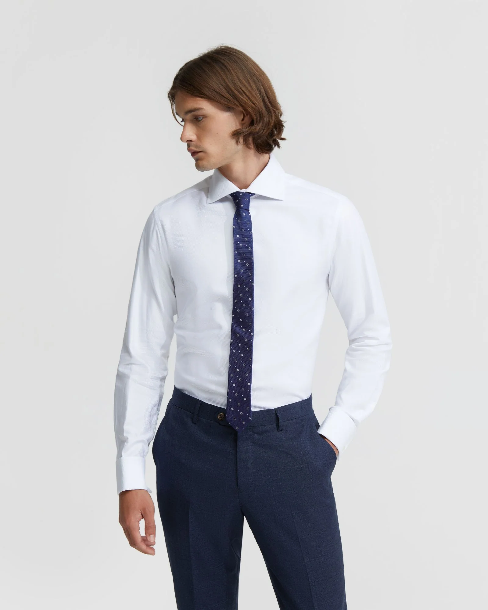 Trafalgar French Cuff Twill Shirt - Image 13