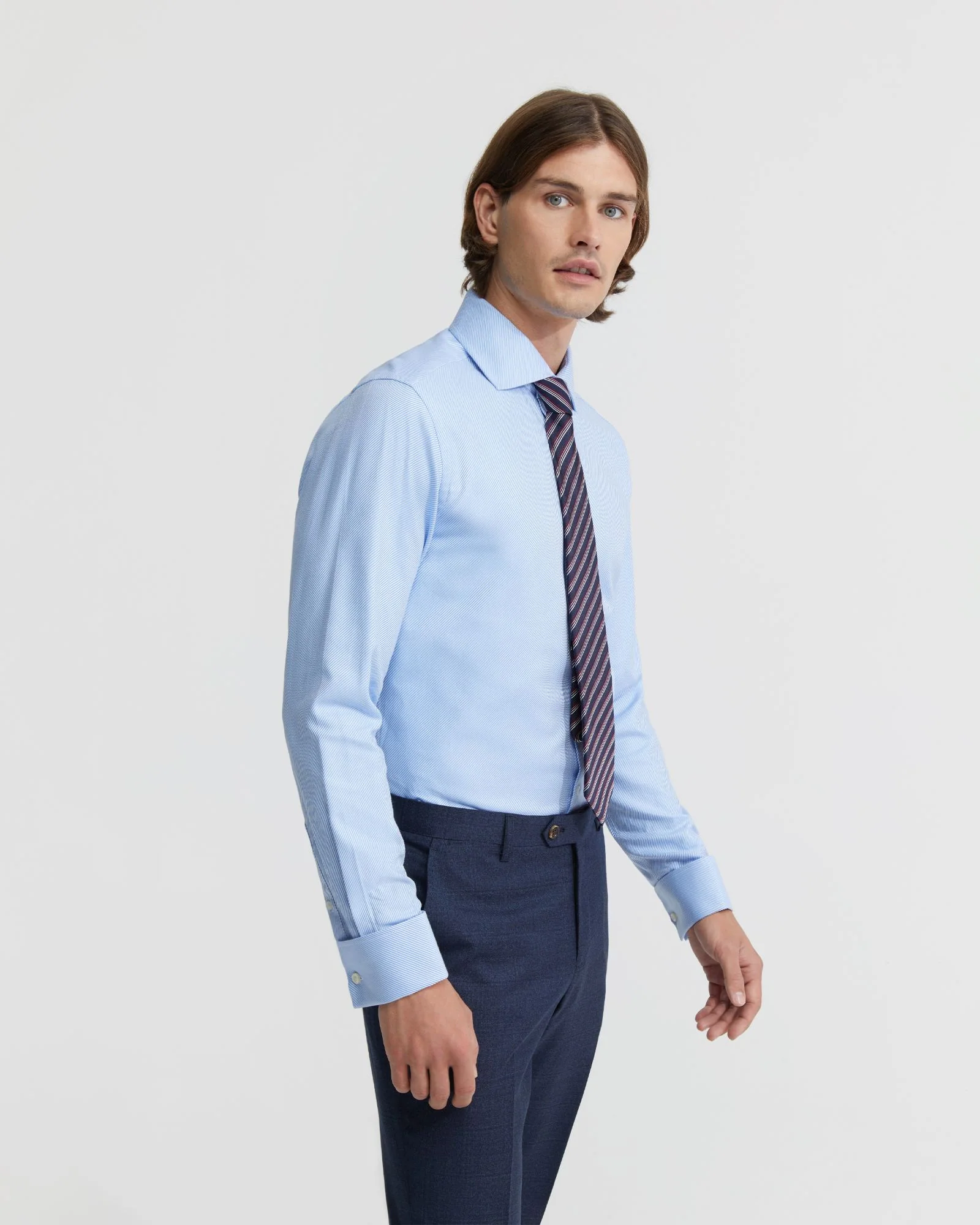 Trafalgar French Cuff Twill Shirt - Image 2