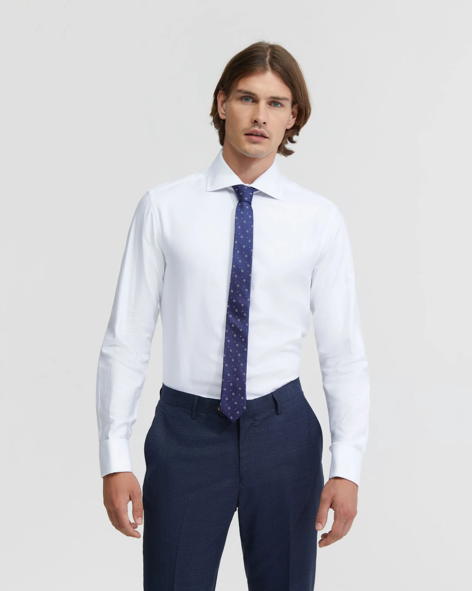 Trafalgar French Cuff Twill Shirt - Image 7