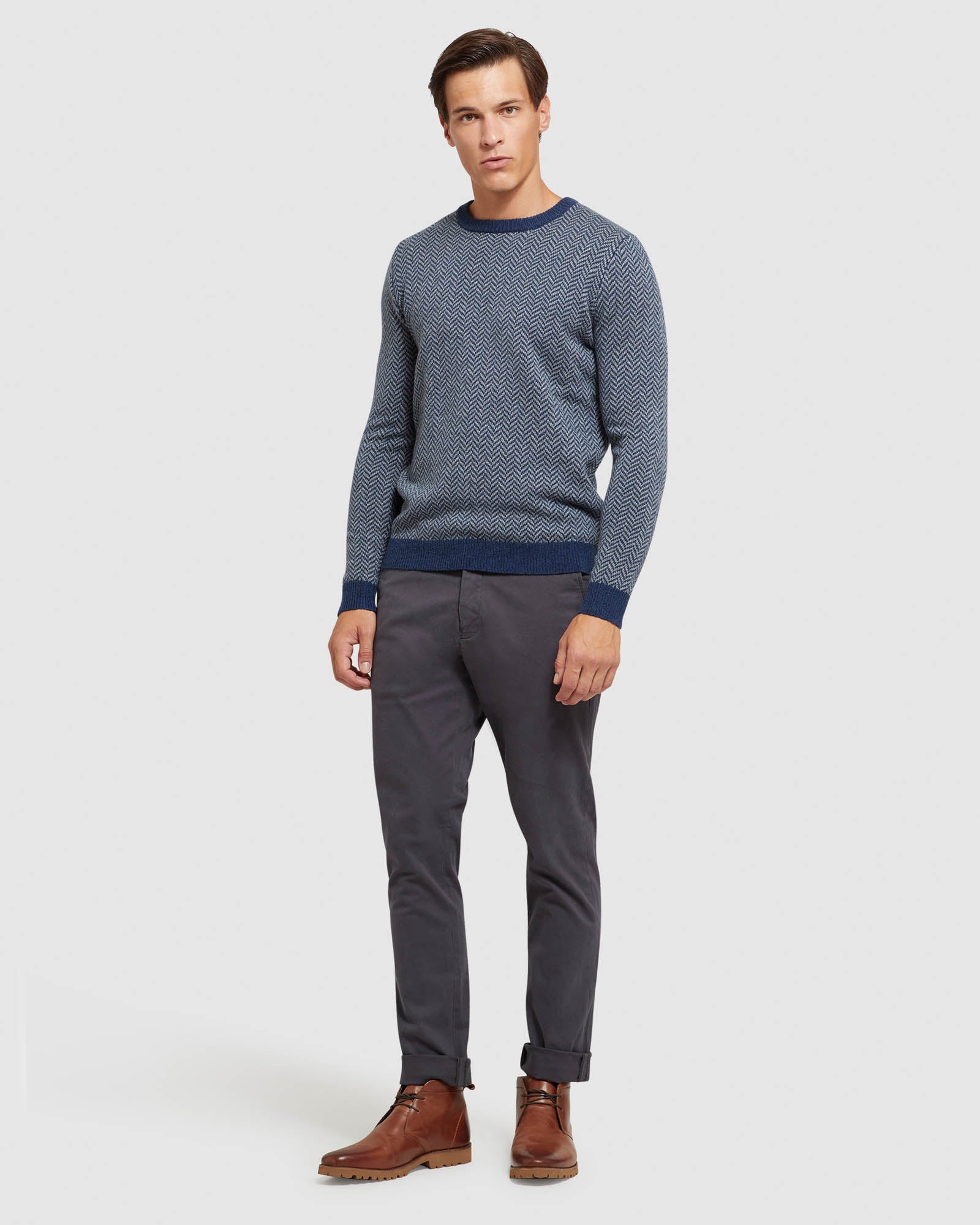 Tully Wool Blend Herringbone Knit - Image 5