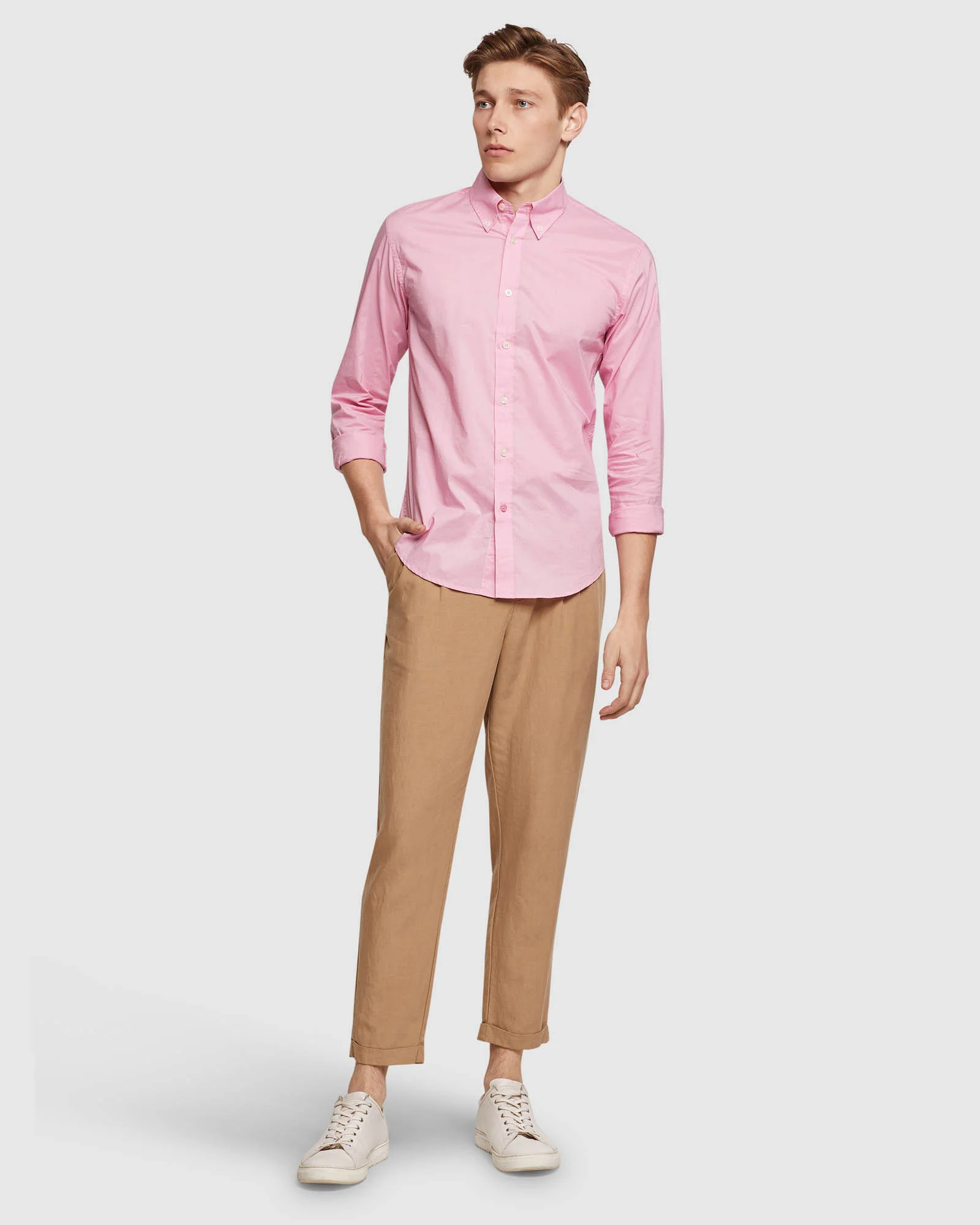 Uxbridge Button Down Poplin Shirt - Image 19