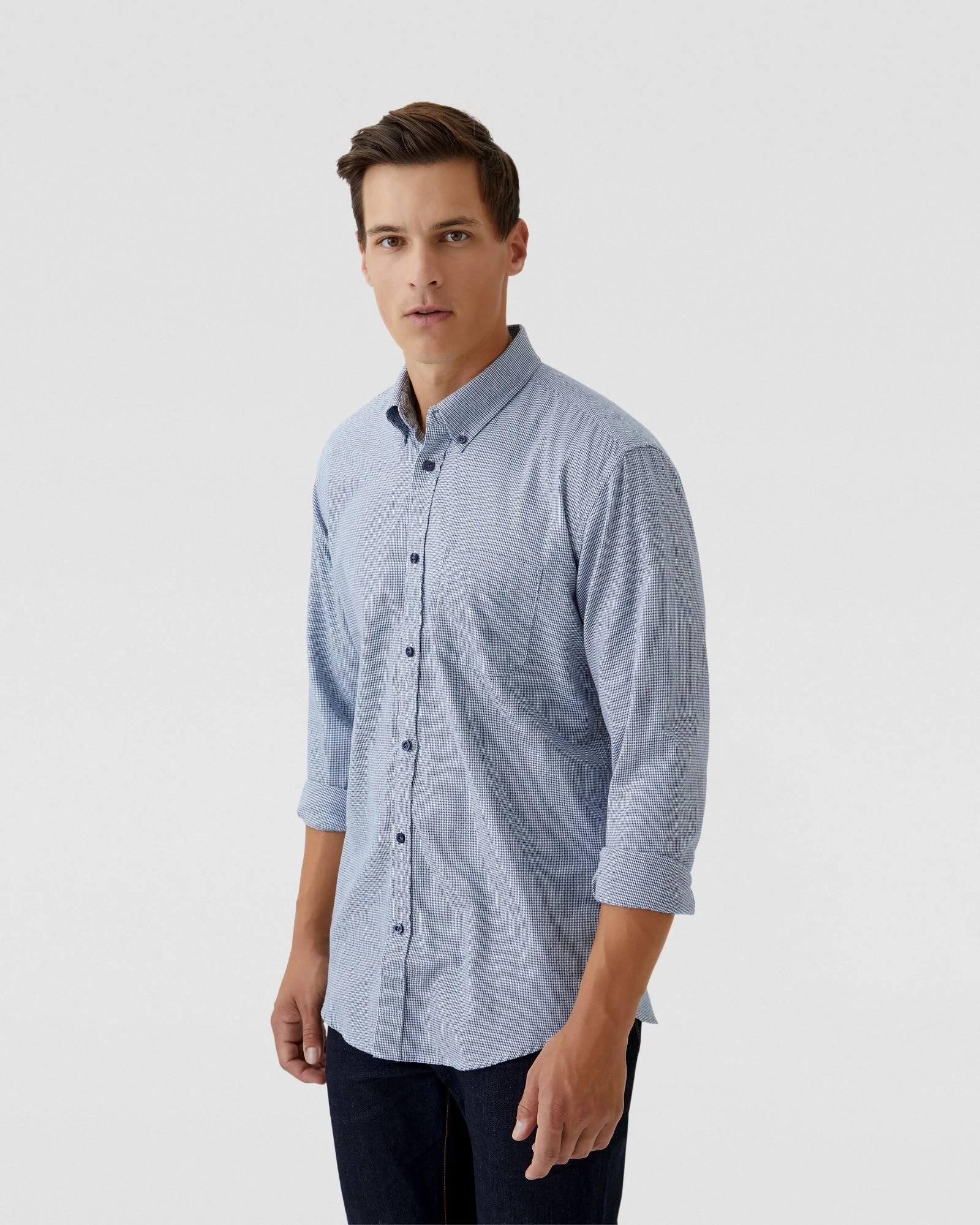 Uxbridge Micro Houndstooth Shirt - Image 2