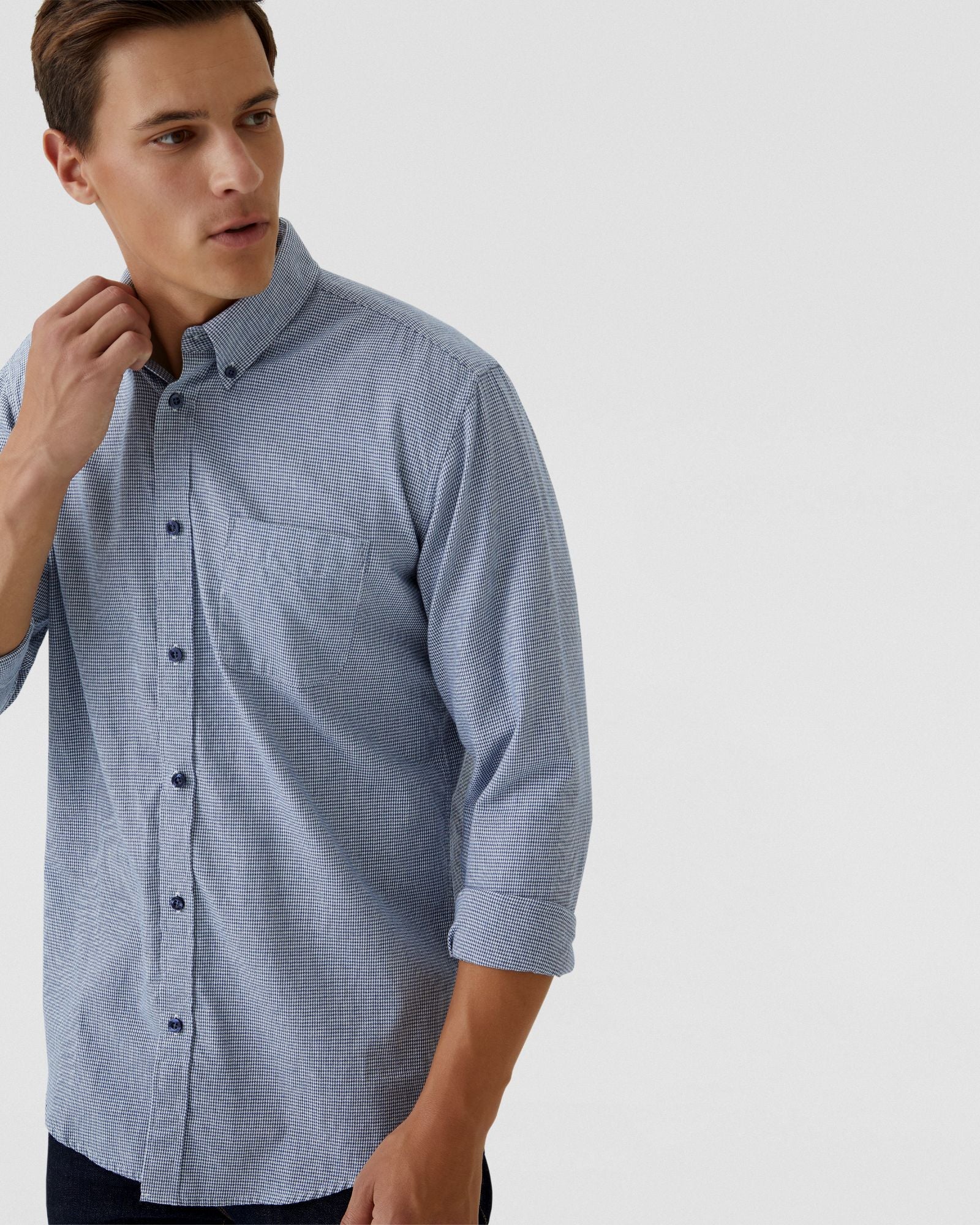 Uxbridge Micro Houndstooth Shirt - Image 4