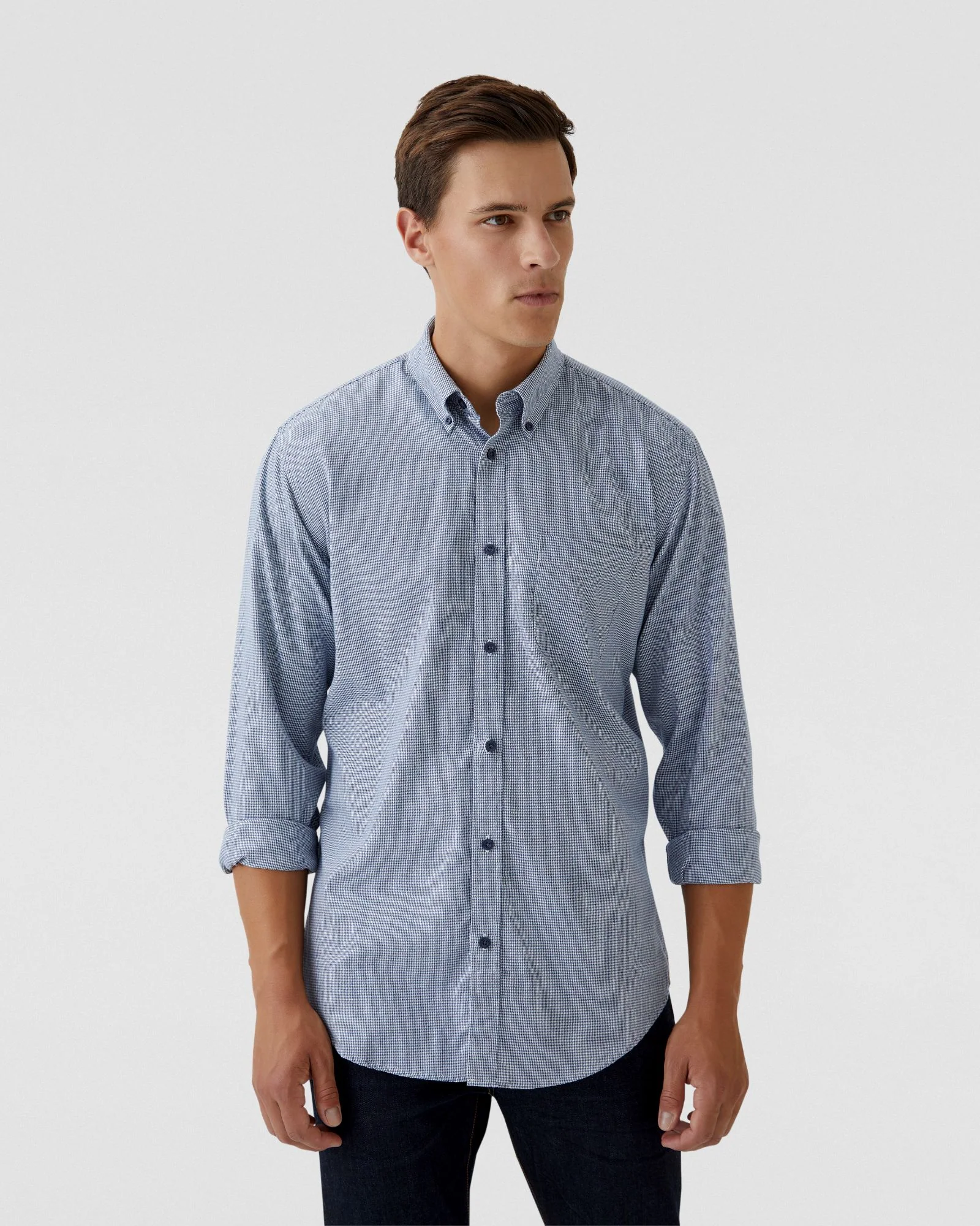 Uxbridge Micro Houndstooth Shirt - Image 5