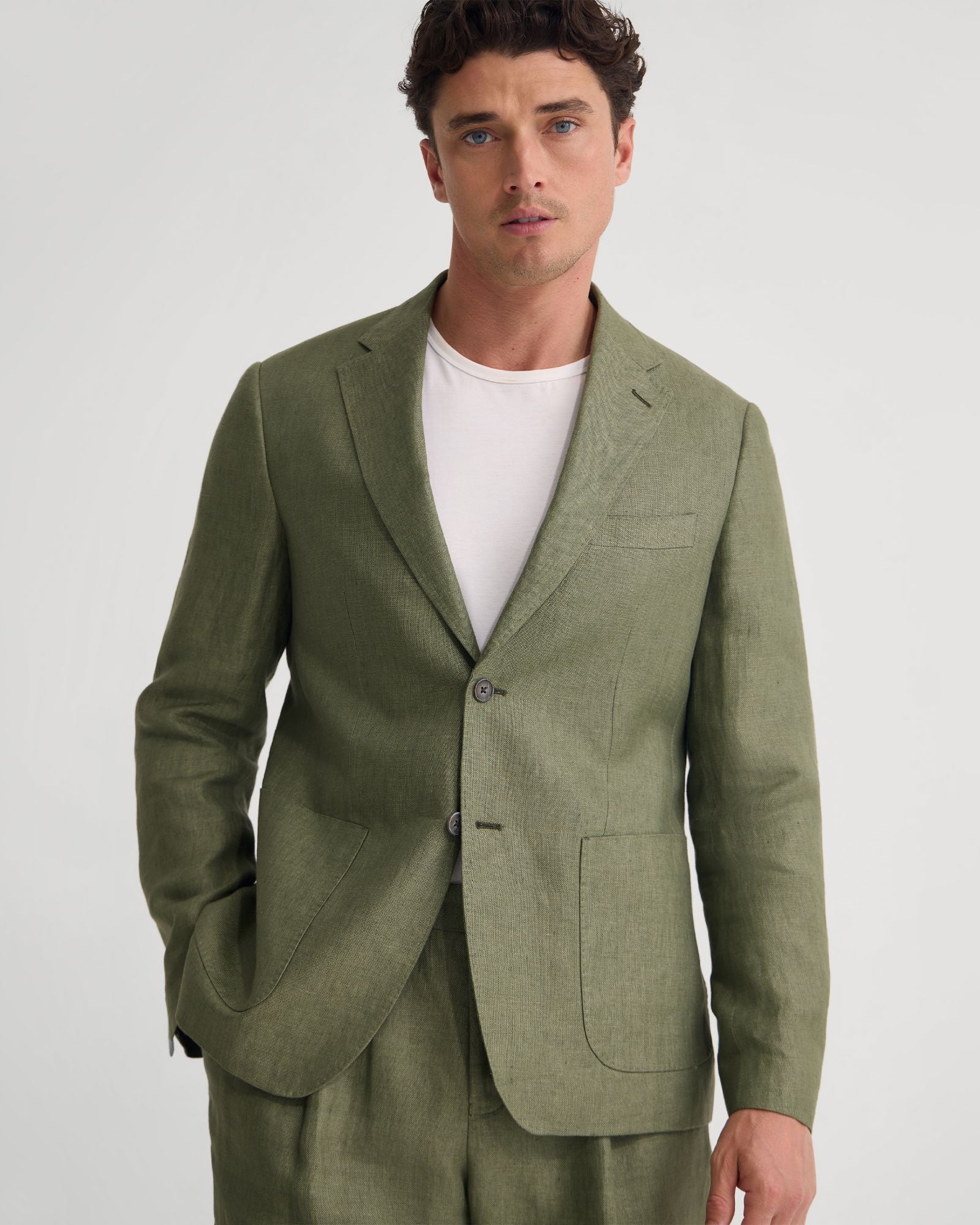 Wrdswrth Linen Patch Pocket Blazer - Image 12