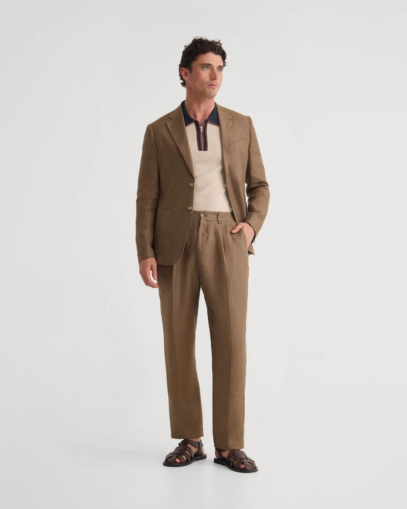 Wrdswrth Linen Patch Pocket Blazer - Image 23