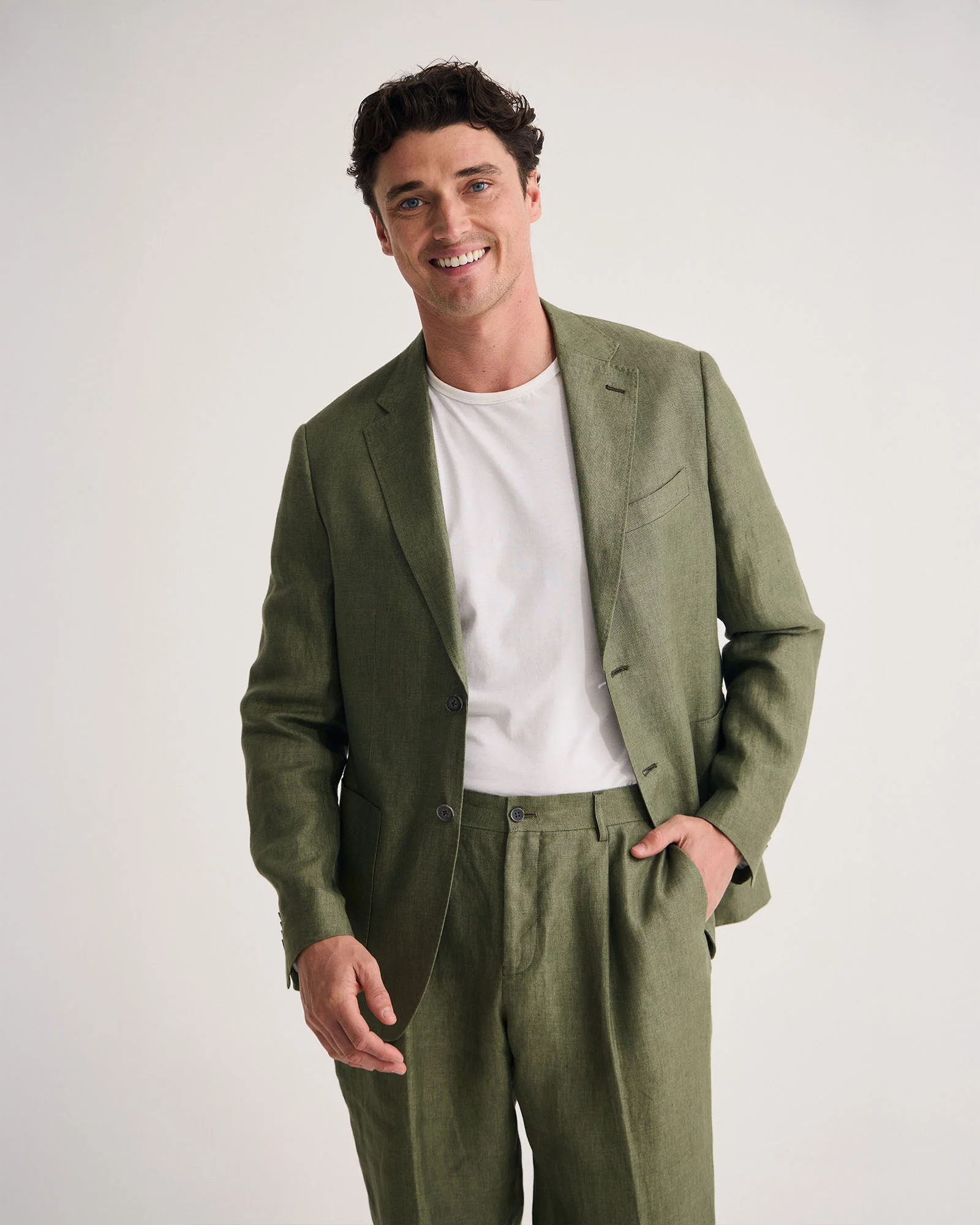 Wrdswrth Linen Patch Pocket Blazer - Image 8