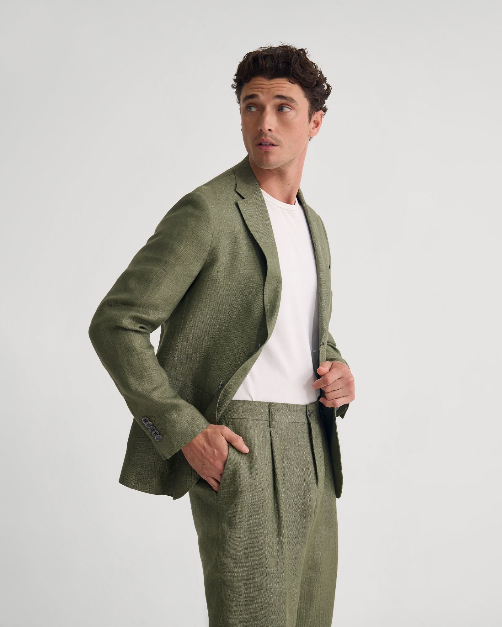 Wrdswrth Linen Patch Pocket Blazer - Image 9